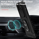 For Samsung Galaxy J7 Prime Sliding Camshield Holder Phone Case(Black)