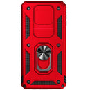 For Samsung Galaxy J7 Prime Sliding Camshield Holder Phone Case(Red)