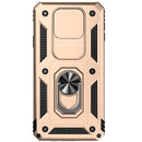 For Samsung Galaxy J7 Prime Sliding Camshield Holder Phone Case(Gold)