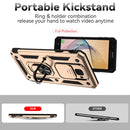 For Samsung Galaxy J7 Prime Sliding Camshield Holder Phone Case(Gold)