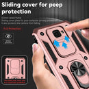 For Samsung Galaxy J7 Prime Sliding Camshield Holder Phone Case(Rose Gold)