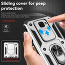 For Samsung Galaxy J7 Prime Sliding Camshield Holder Phone Case(Silver)
