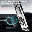 For Samsung Galaxy J7 Prime Sliding Camshield Holder Phone Case(Silver)