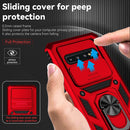 For Samsung Galaxy S10 Sliding Camshield Holder Phone Case(Red)