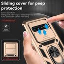 For Samsung Galaxy S10 Sliding Camshield Holder Phone Case(Gold)