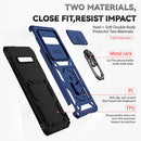 For Samsung Galaxy S10 Sliding Camshield Holder Phone Case(Blue)
