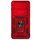 For Samsung Galaxy S10+ Sliding Camshield Holder Phone Case(Red)