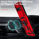 For Samsung Galaxy S10+ Sliding Camshield Holder Phone Case(Red)