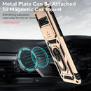 For Samsung Galaxy S10+ Sliding Camshield Holder Phone Case(Gold)