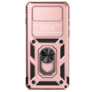 For Samsung Galaxy S10+ Sliding Camshield Holder Phone Case(Rose Gold)