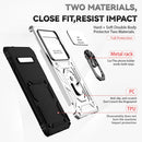 For Samsung Galaxy S10+ Sliding Camshield Holder Phone Case(Silver)