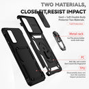 For Samsung Galaxy S20 FE Sliding Camshield Holder Phone Case(Black)