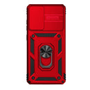 For Samsung Galaxy S20 FE Sliding Camshield Holder Phone Case(Red)