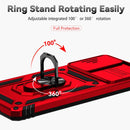 For Samsung Galaxy S20 FE Sliding Camshield Holder Phone Case(Red)