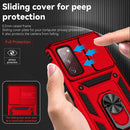 For Samsung Galaxy S20 FE Sliding Camshield Holder Phone Case(Red)