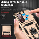For Samsung Galaxy S20 FE Sliding Camshield Holder Phone Case(Gold)