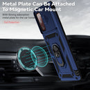 For Samsung Galaxy S20 FE Sliding Camshield Holder Phone Case(Blue)