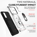 For Samsung Galaxy S20 FE Sliding Camshield Holder Phone Case(Silver)
