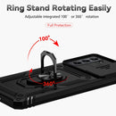 For Samsung Galaxy S21 FE 5G Sliding Camshield Holder Phone Case(Black)