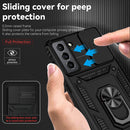 For Samsung Galaxy S21 FE 5G Sliding Camshield Holder Phone Case(Black)