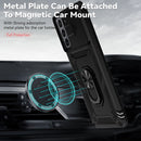 For Samsung Galaxy S21 FE 5G Sliding Camshield Holder Phone Case(Black)