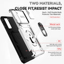 For Samsung Galaxy S21 FE 5G Sliding Camshield Holder Phone Case(Silver)
