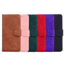 For Huawei P50 Skin Feel Pure Color Flip Leather Phone Case(Green)