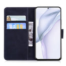 For Huawei P50 Pro Skin Feel Pure Color Flip Leather Phone Case(Black)