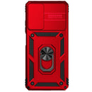 For Xiaomi Redmi Note 11 Pro Global Sliding Camshield Holder Phone Case(Red)