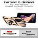 For Xiaomi Redmi Note 11 Pro Global Sliding Camshield Holder Phone Case(Gold)