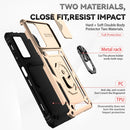 For Xiaomi Redmi Note 11 Pro Global Sliding Camshield Holder Phone Case(Gold)