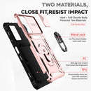 For Xiaomi Redmi Note 11 Pro Global Sliding Camshield Holder Phone Case(Rose Gold)