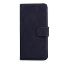 For Samsung Galaxy A50 / A30s / A50s Skin Feel Pure Color Flip Leather Phone Case(Black)