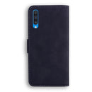 For Samsung Galaxy A50 / A30s / A50s Skin Feel Pure Color Flip Leather Phone Case(Black)