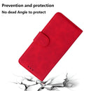 For Samsung Galaxy A50 / A30s / A50s Skin Feel Pure Color Flip Leather Phone Case(Red)