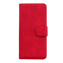 For Samsung Galaxy A50 / A30s / A50s Skin Feel Pure Color Flip Leather Phone Case(Red)