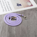 For Samsung Galaxy A13 5G Starry Sky Epoxy TPU Phone Case with Neck Lanyard(Purple Butterfly)