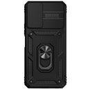 For vivo Y20 Sliding Camshield Holder Phone Case(Black)