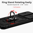 For vivo Y20 Sliding Camshield Holder Phone Case(Black)