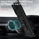 For vivo Y20 Sliding Camshield Holder Phone Case(Black)