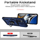 For Xiaomi Poco X4 Pro 5G Sliding Camshield Holder Phone Case(Blue)