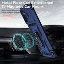 For Xiaomi Poco X4 Pro 5G Sliding Camshield Holder Phone Case(Blue)
