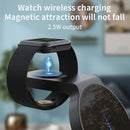 H36 6 in 1 15W Alarm Clock Digital Display Magsafe Magnetic Wireless Charger for Mobile Phones / AirPods / iWatch