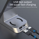 H36 6 in 1 15W Alarm Clock Digital Display Magsafe Magnetic Wireless Charger for Mobile Phones / AirPods / iWatch