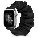 Single Loop Elasticity Watch Band For Apple Watch Series 8&7 41mm / SE 2&6&SE&5&4 40mm / 3&2&1 38mm(Black)