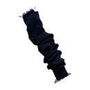 Single Loop Elasticity Watch Band For Apple Watch Series 8&7 41mm / SE 2&6&SE&5&4 40mm / 3&2&1 38mm(Black)