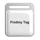 Findmy Tag Square Smart Bluetooth Anti- lost Alarm Locator Tracker(White)