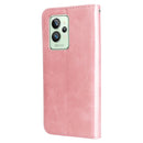 For OPPO Realme GT2 Pro Fashion Calf Texture Zipper Horizontal Flip Leather Case(Rose Gold)