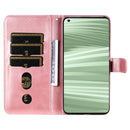For OPPO Realme GT2 Pro Fashion Calf Texture Zipper Horizontal Flip Leather Case(Rose Gold)