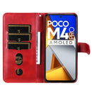 For Xiaomi Poco M4 Pro 4G Fashion Calf Texture Zipper Horizontal Flip Leather Case(Red)